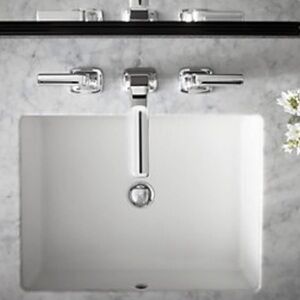 NEW Verticyl® Rectangle Undermount Bathroom Sink K8189-0
